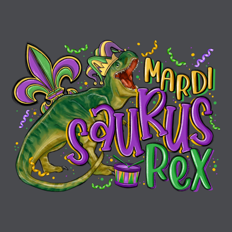 Mardi Saurus Rex Mardi Gras Zipper Hoodie by MaliasSmallBusiness | Teevron