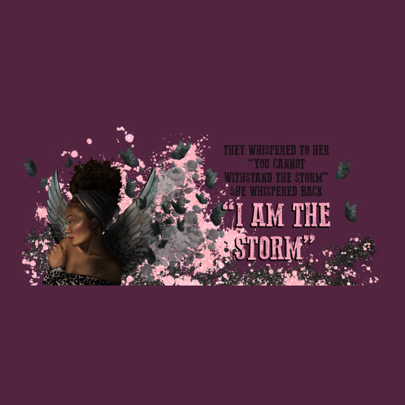 I Am The Storm With Girl And Butterflies Urban Hoodie by TumblerDesignByShophia | Teevron