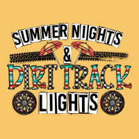 Summer Night & Dirt Track Lights Vintage Hoodie | Teevron