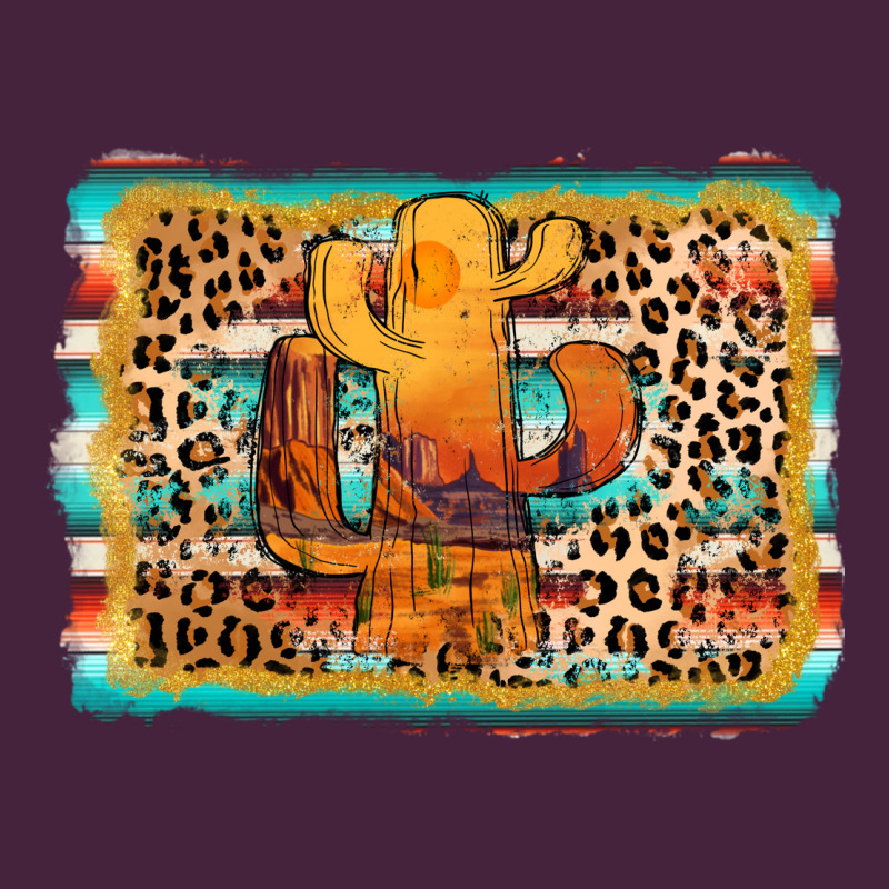 Cactus Western Leopard Long Sleeve Tee by AdoDesignShop | Teevron
