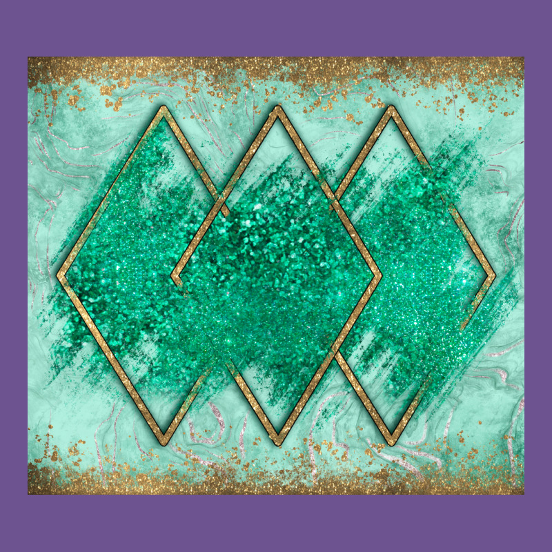 Green Glitter Vintage Tee by JahusDesignShop | Teevron