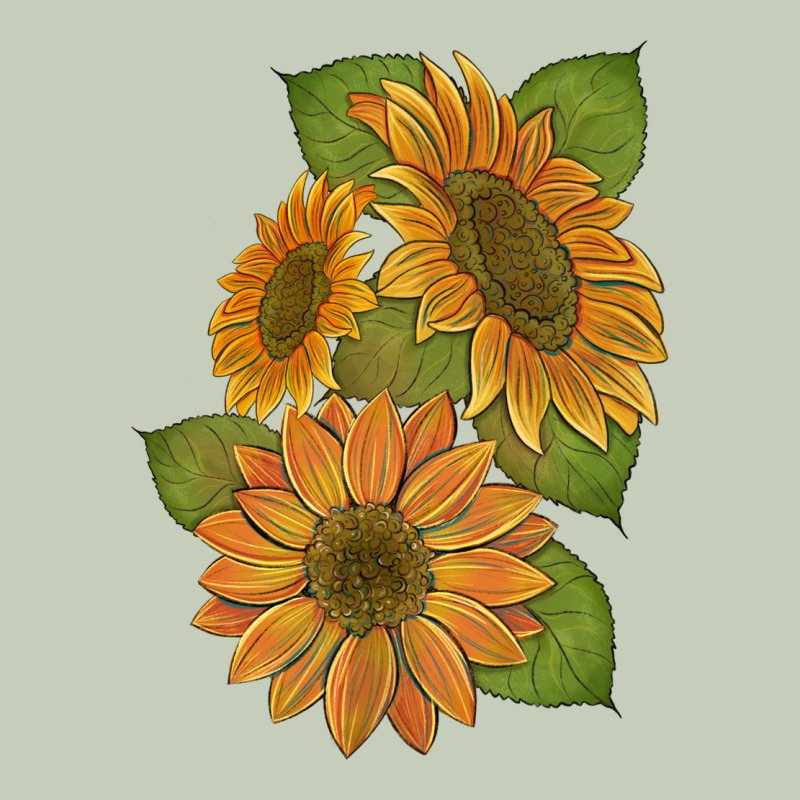Sunflowers B Long Sleeve Tee by Artiststas | Teevron