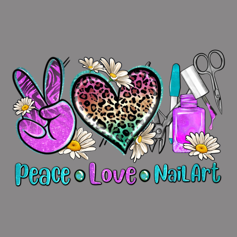 Peace Love Nail Art Vintage Tee by AdoDesignShop | Teevron