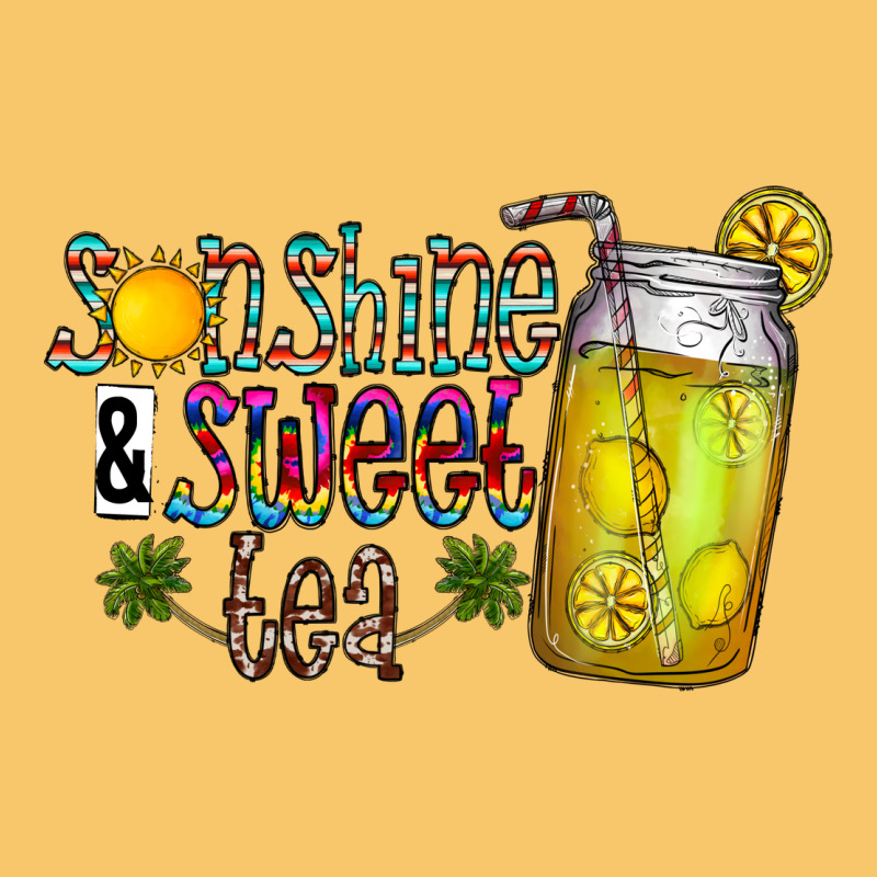 Sunshine & Sweet Tea Vintage Hoodie by CowhideDigitalArt | Teevron