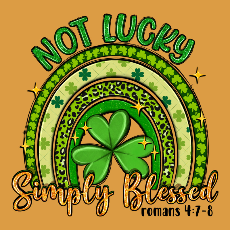 Not Lucky Simply Blessed Rainbow Urban Heavy Tee by Artiststas | Teevron