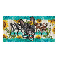 french bulldog mom license plate template | Teevron