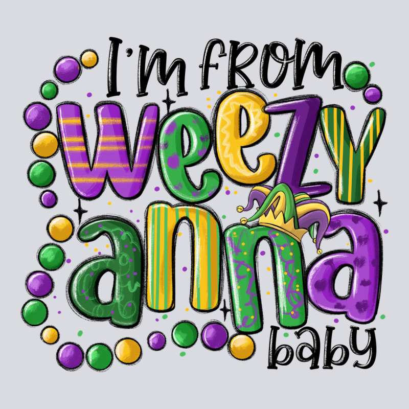 I'm From Weezy Anna Baby Mardi Gras Zipper Hoodie by MaliasSmallBusiness | Teevron