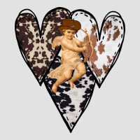 Country Cupid Valentine Cowhide Heart Premium Hoodie | Teevron