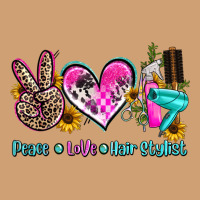 Peace Love Hair Stylist Vintage Tee | Teevron