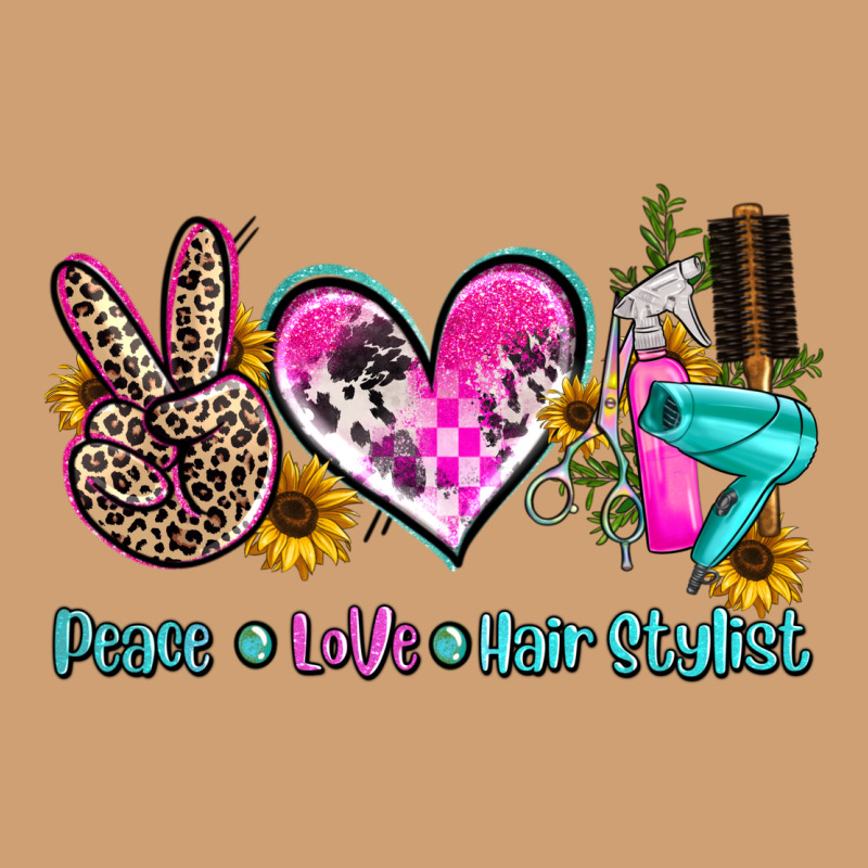 Peace Love Hair Stylist Vintage Tee by AdoDesignShop | Teevron