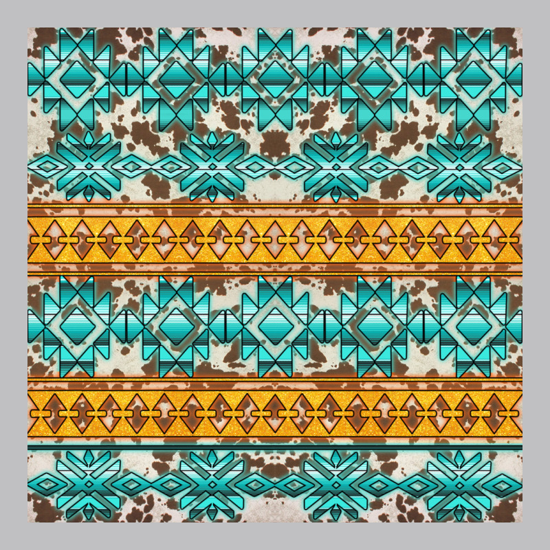 Aztec Cowhide Seamless Long Sleeve Tee by AdoDesignShop | Teevron