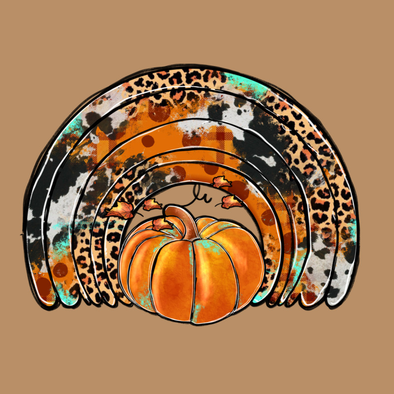 Western Pumpkin Fall Rainbow Vintage Hoodie by JahusDesignShop | Teevron