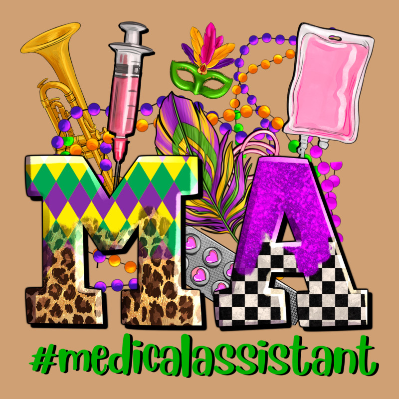 Mardi Gras Ma Medical Assistant Vintage Tee by AdoDesignShop | Teevron
