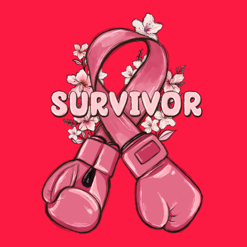 Survivor Breast Cancer With Boxing Gloves Zipper Hoodie by MaliasSmallBusiness | Teevron
