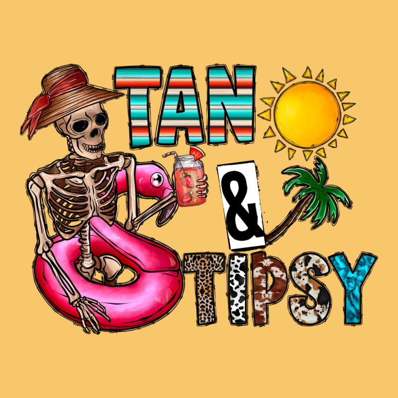 Tan Tipsy Vintage Hoodie by CowhideDigitalArt | Teevron
