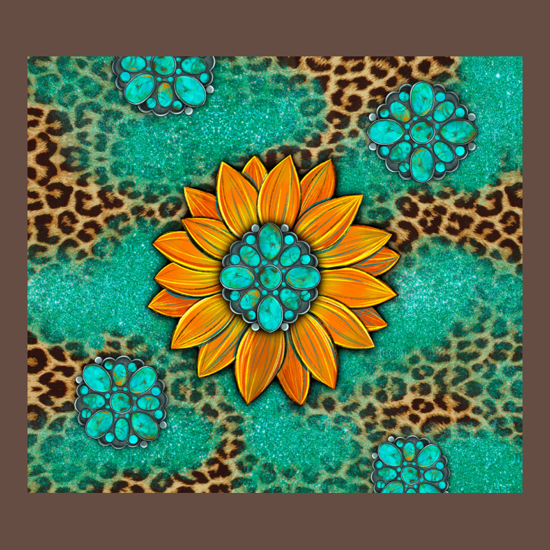 Sunflower Gemstone Leopard Long Sleeve Tee by Artiststas | Teevron