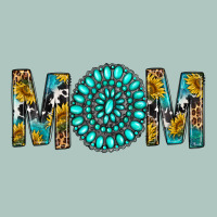 Western Mom With Turquoise Gemstone Premium Sweatshirt | Teevron