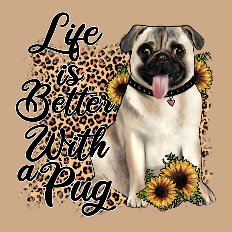 Life Is Better With A Pug Vintage Hoodie by JahusDesignShop | Teevron