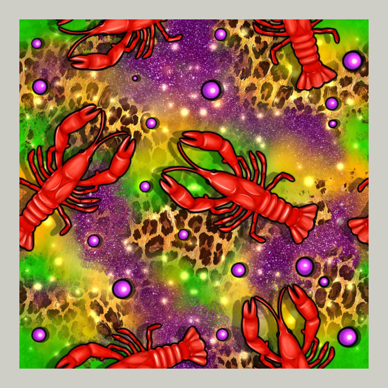 Mardi Gras Lobster Seamless Pattern Heavyweight Hoodie by BundleAndBundleShop | Teevron