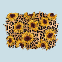 Sunflower Leopard Background Ladies Tee | Teevron