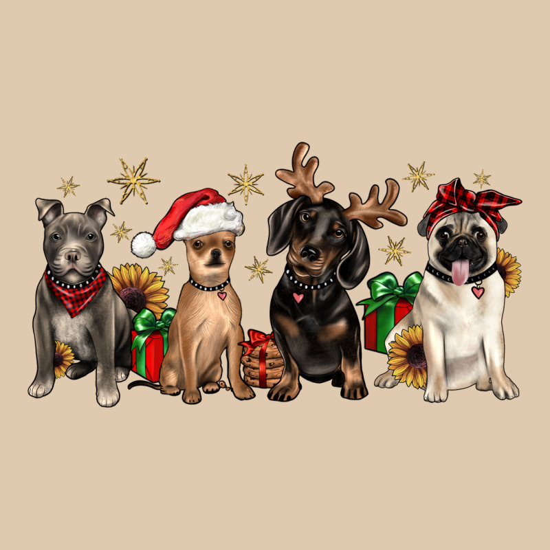 Christmas Chihuahua Pitbull Pug Dachshund Heavyweight Sweatshirt by JahusDesignShop | Teevron