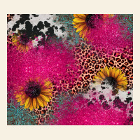 Pink Glitter Leopard Cowhide Vintage Tee | Teevron