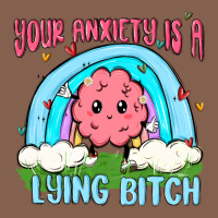 Your Anxiety Is A Lying Bitch Zipper Hoodie | Teevron