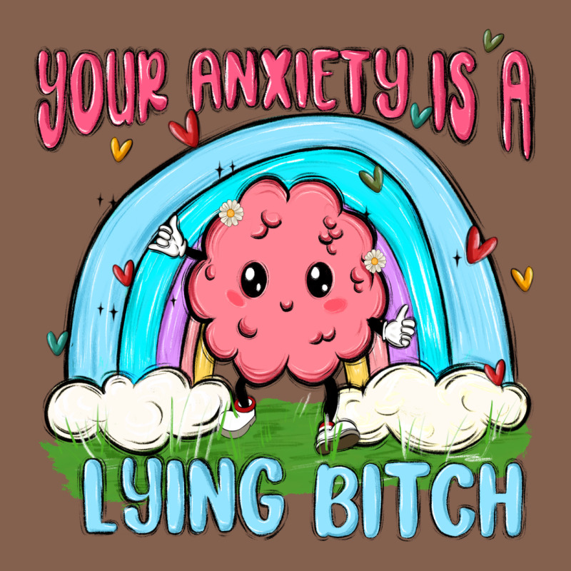 Your Anxiety Is A Lying Bitch Zipper Hoodie by MaliasSmallBusiness | Teevron