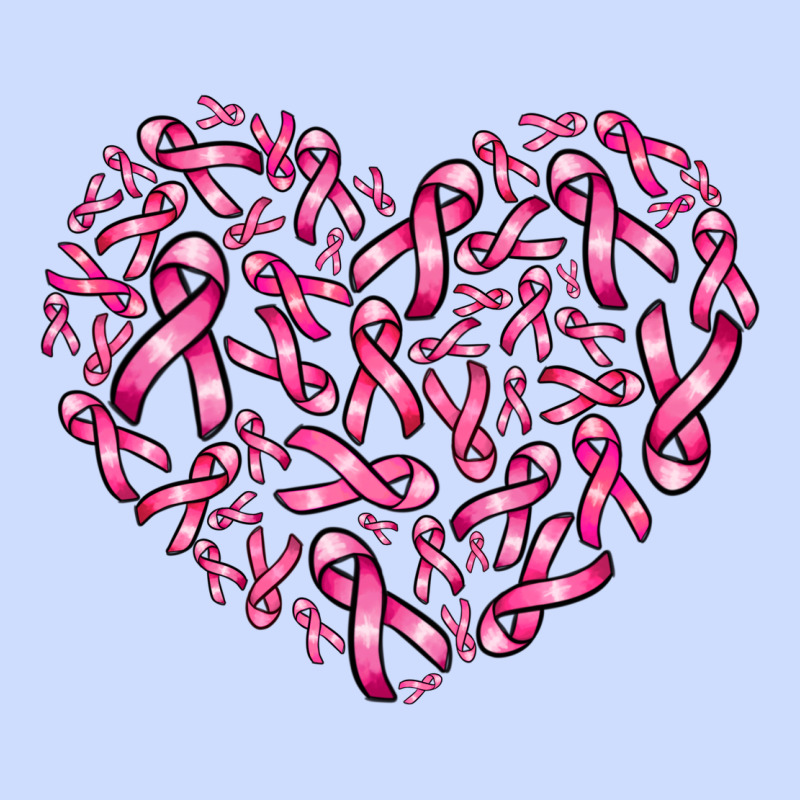 Breast Cancer Ribbon Heart Urban Heavy Tee by AdoDesignShop | Teevron