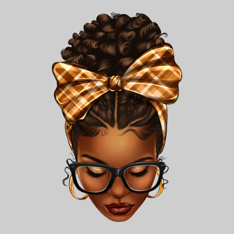 Plaid Bandana Afro Woman Premium Tee by texasbilliewilder | Teevron