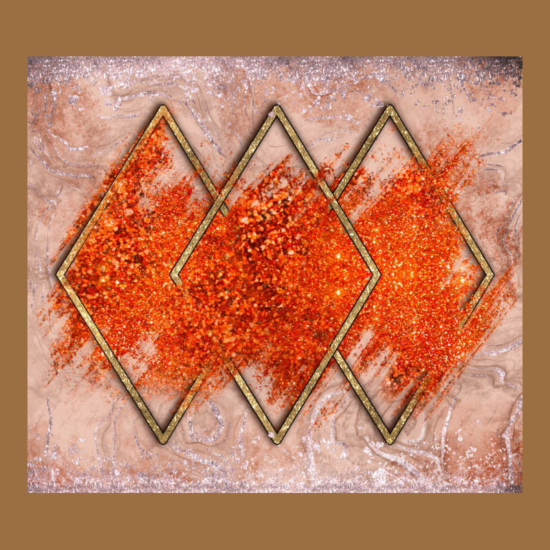 Orange Glitter Vintage Tee by JahusDesignShop | Teevron