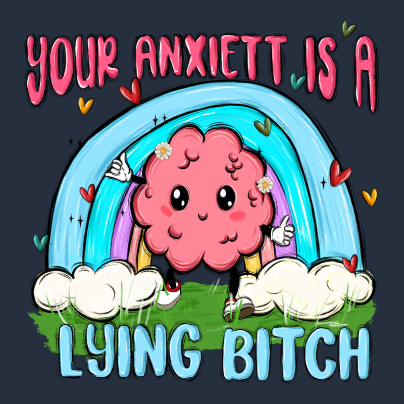 Your Anxıett Is A Lying Bitch Malia Zipper Hoodie by MaliasSmallBusiness | Teevron