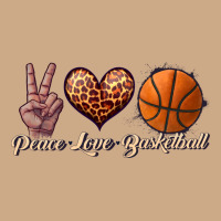Peace Love Basketball Vintage Hoodie | Teevron