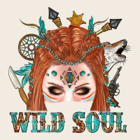 Western İndian Wild Soul With Braid Hair Woman Premium Sweatshirt | Teevron