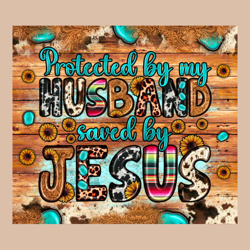Protected Husband Saved By Jesus Urban Heavy Tee by JahusDesignShop | Teevron