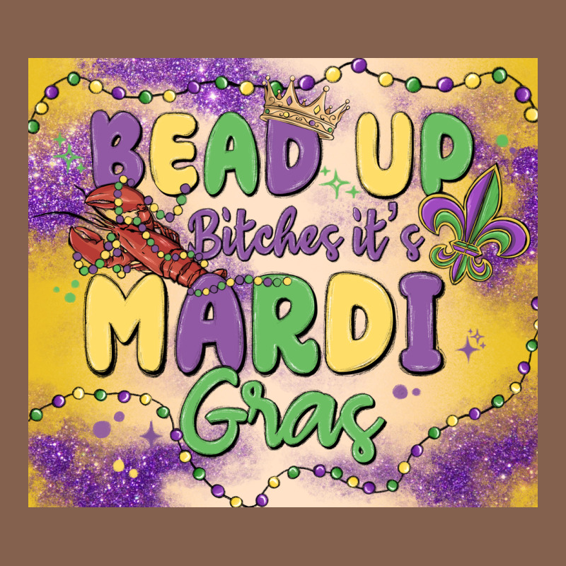 Bead Up Bitches It's Mardi Gras Zipper Hoodie by MaliasSmallBusiness | Teevron