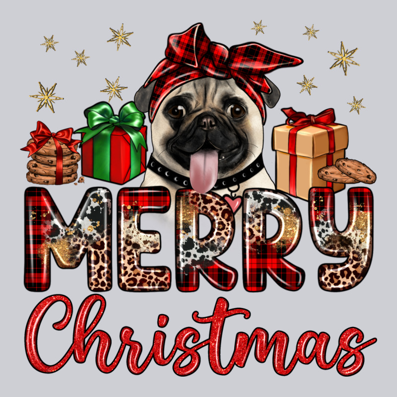 Merry Christmas Pug Heavyweight Sweatshirt by JahusDesignShop | Teevron