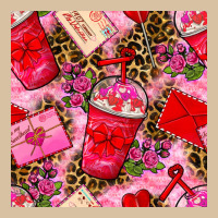 Valentines Day Coffee Cups And Love Letter With Xoxo And Leopard Seaml Heavyweight Hoodie | Teevron