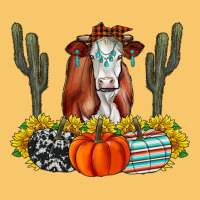 Fall Cow Vintage Hoodie | Teevron