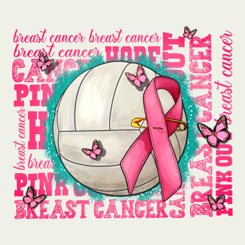 Pink Out Breast Cancer Volleyballs Urban Heavy Tee by AdoDesignShop | Teevron