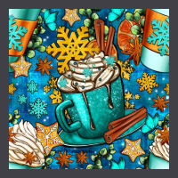 Winter Coffee Cups And Snow With Plaid Seamless Pattern Bbs Heavyweight Hoodie | Teevron