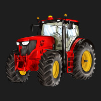 Western Farm Tractor Red Classic Tee | Teevron