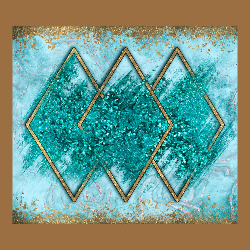 Turquoise Glitter Vintage Tee by JahusDesignShop | Teevron