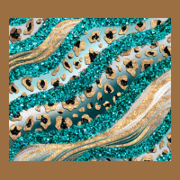 Turquoise Glitter Vintage Tee | Teevron