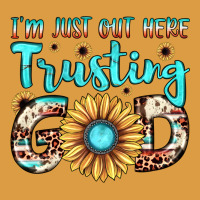 I'm Just Out Here Trusting God Urban Heavy Tee | Teevron