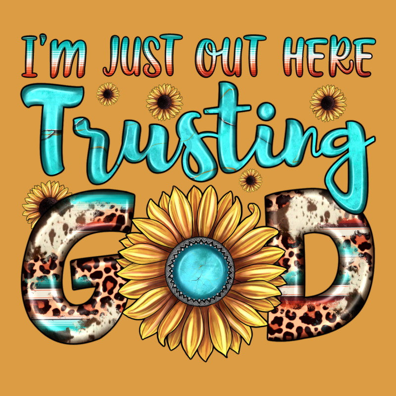 I'm Just Out Here Trusting God Urban Heavy Tee by JahusDesignShop | Teevron
