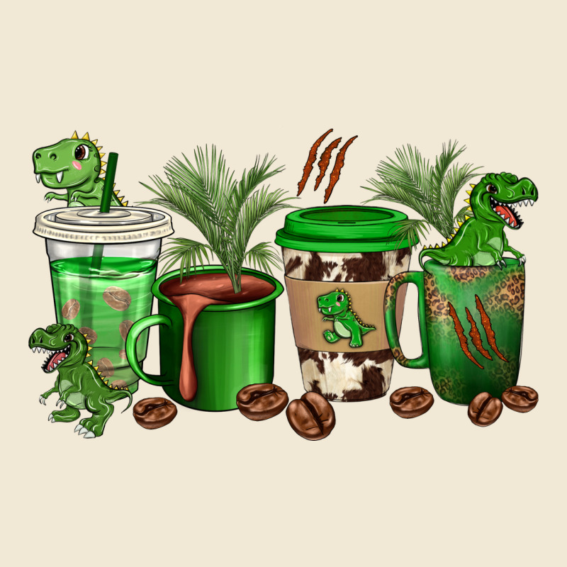 T  Rex Coffee Cups Premium Tee by texasbilliewilder | Teevron