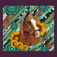 Western Horse With Gemstone And Sunflower Long Sleeve Tee | Teevron