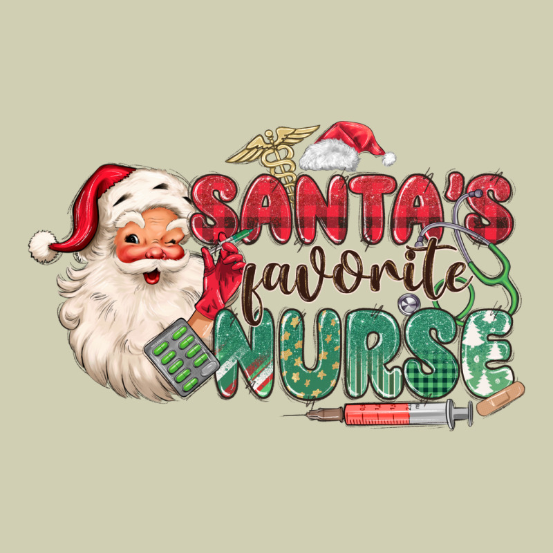 Santa's Favorite Nurse Heavy Core Tee by MaliasSmallBusiness | Teevron