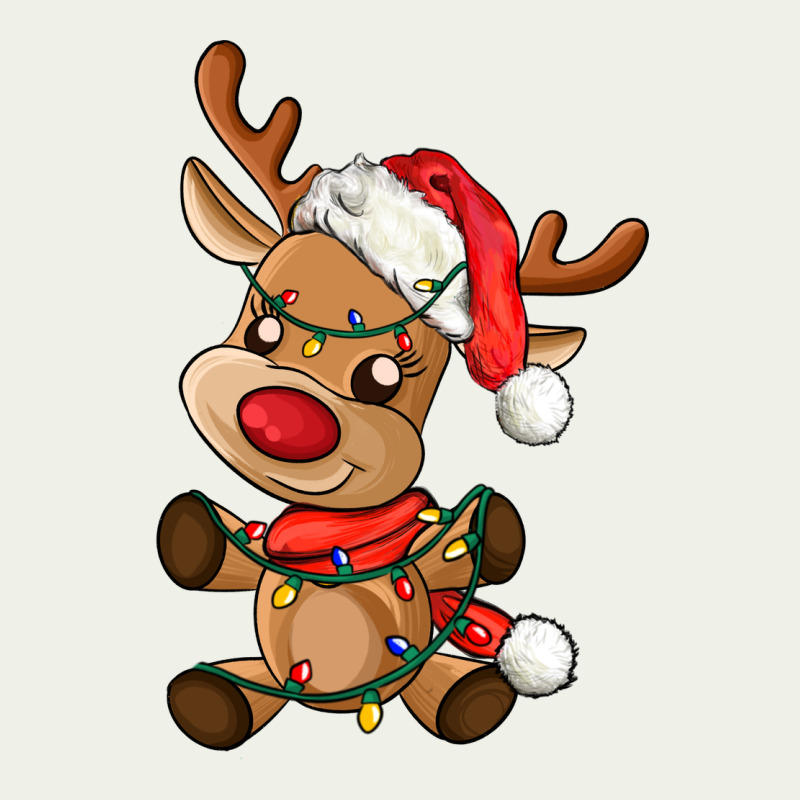 Baby Christmas Reindeer Urban Heavy Tee by AdoDesignShop | Teevron
